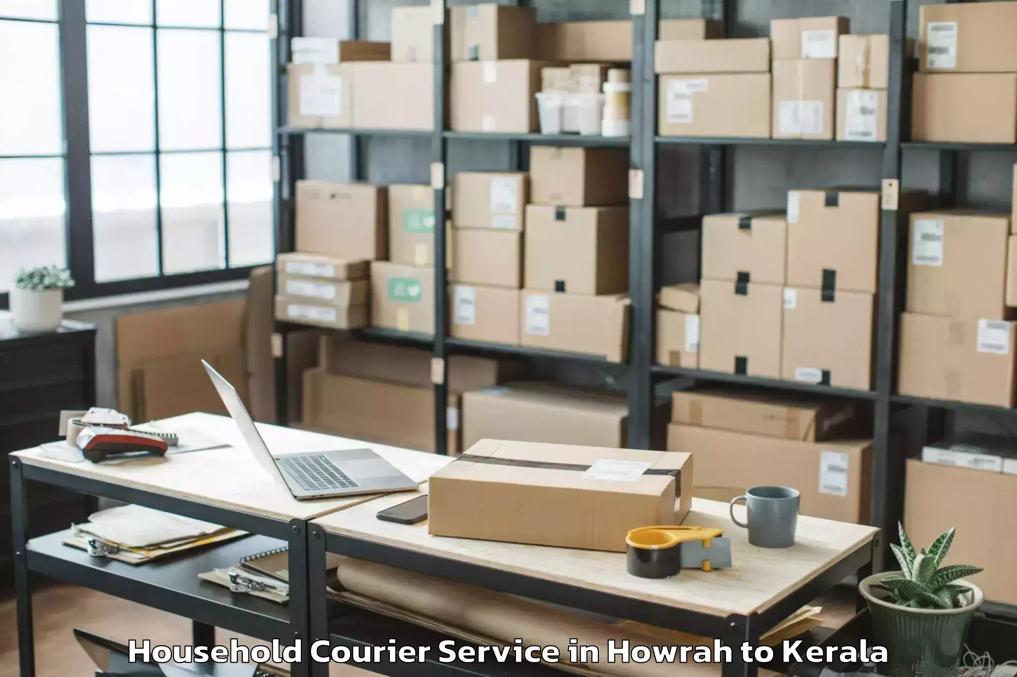 Reliable Howrah to Alakode Household Courier